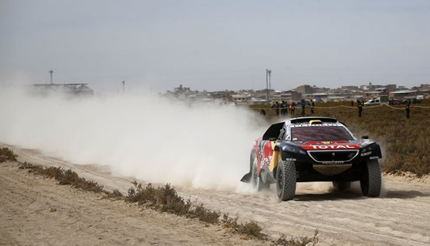 Dakar: Peterhansel: lidera por segundos a Loeb en la general