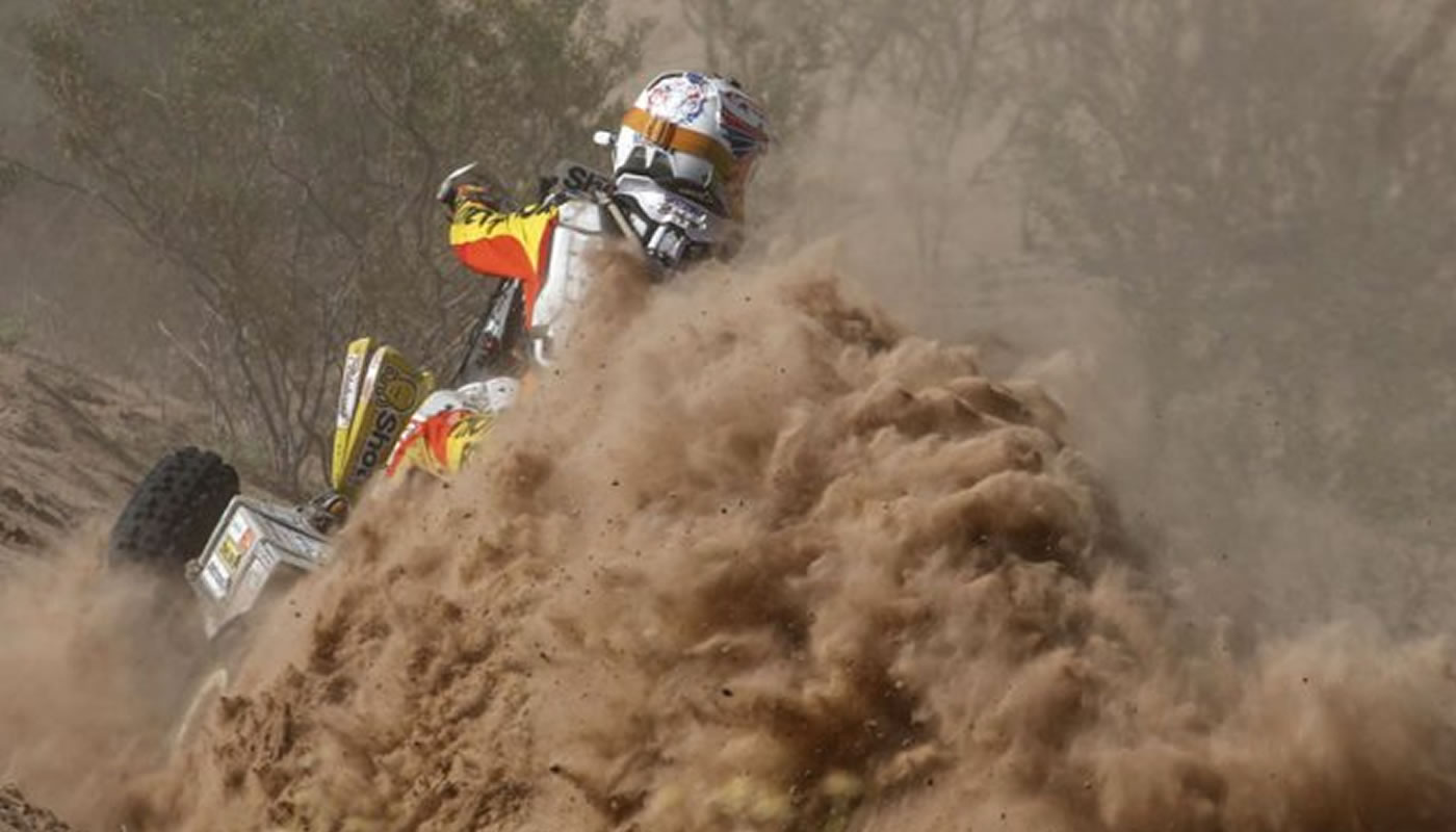 Baragwanath es el ganador de la etapa en Quads