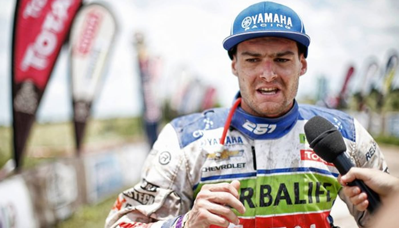 Ignacio Casale fuera del Dakar 2016