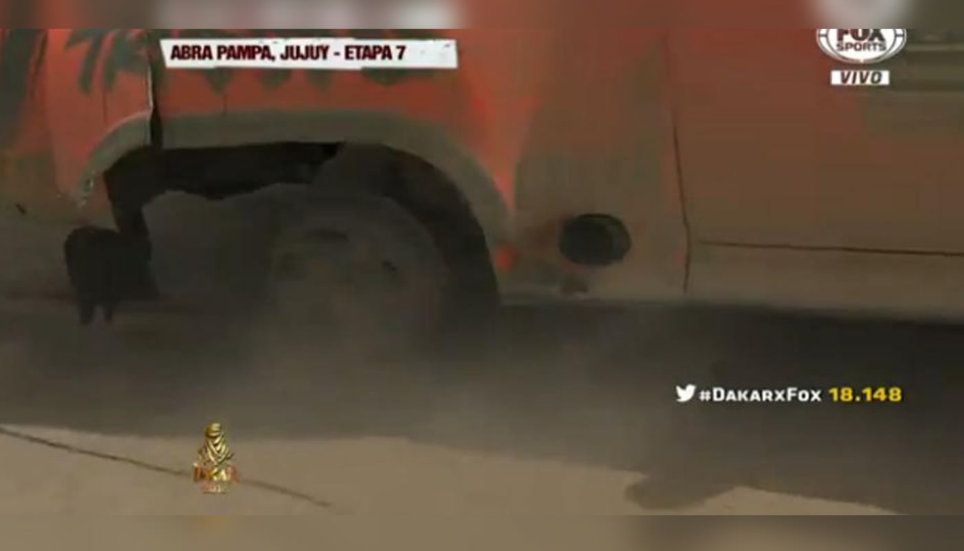 Robby Gordon termina 7ma etapa sin una llanta en el Dakar