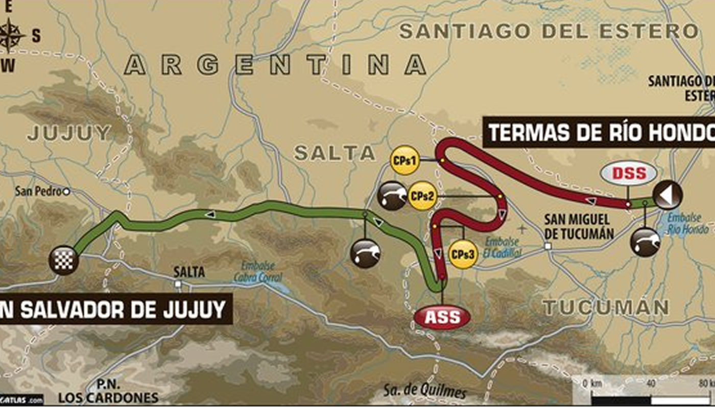 Dakar: Recortan la tercera etapa por mal clima