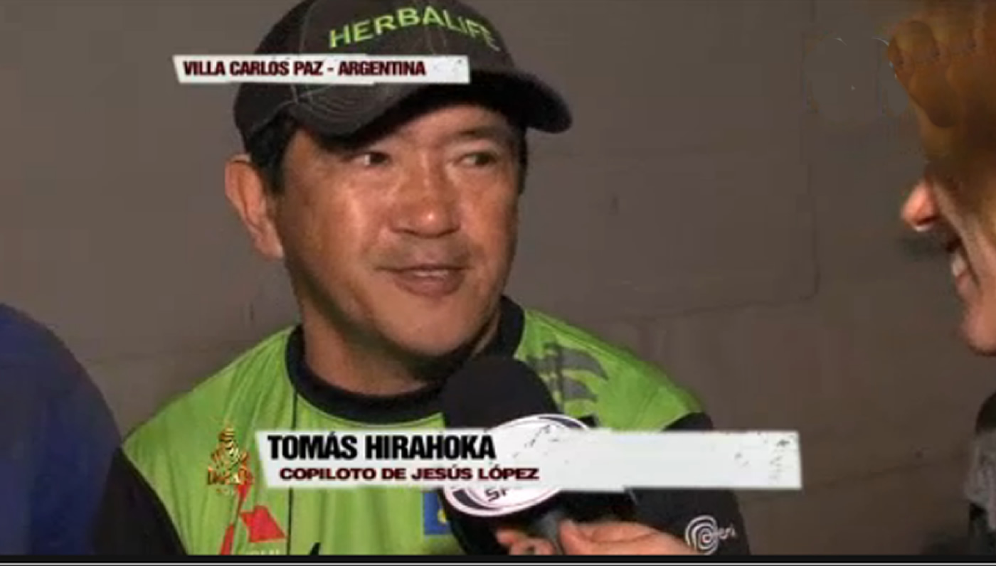 Tomás Hiraoka: “el objetivo es terminar el Dakar”