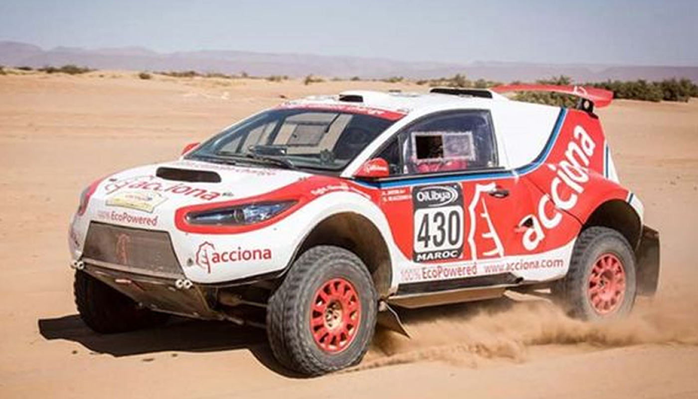 Este es el auto eléctrico que competirá en el Rally Dakar 2017