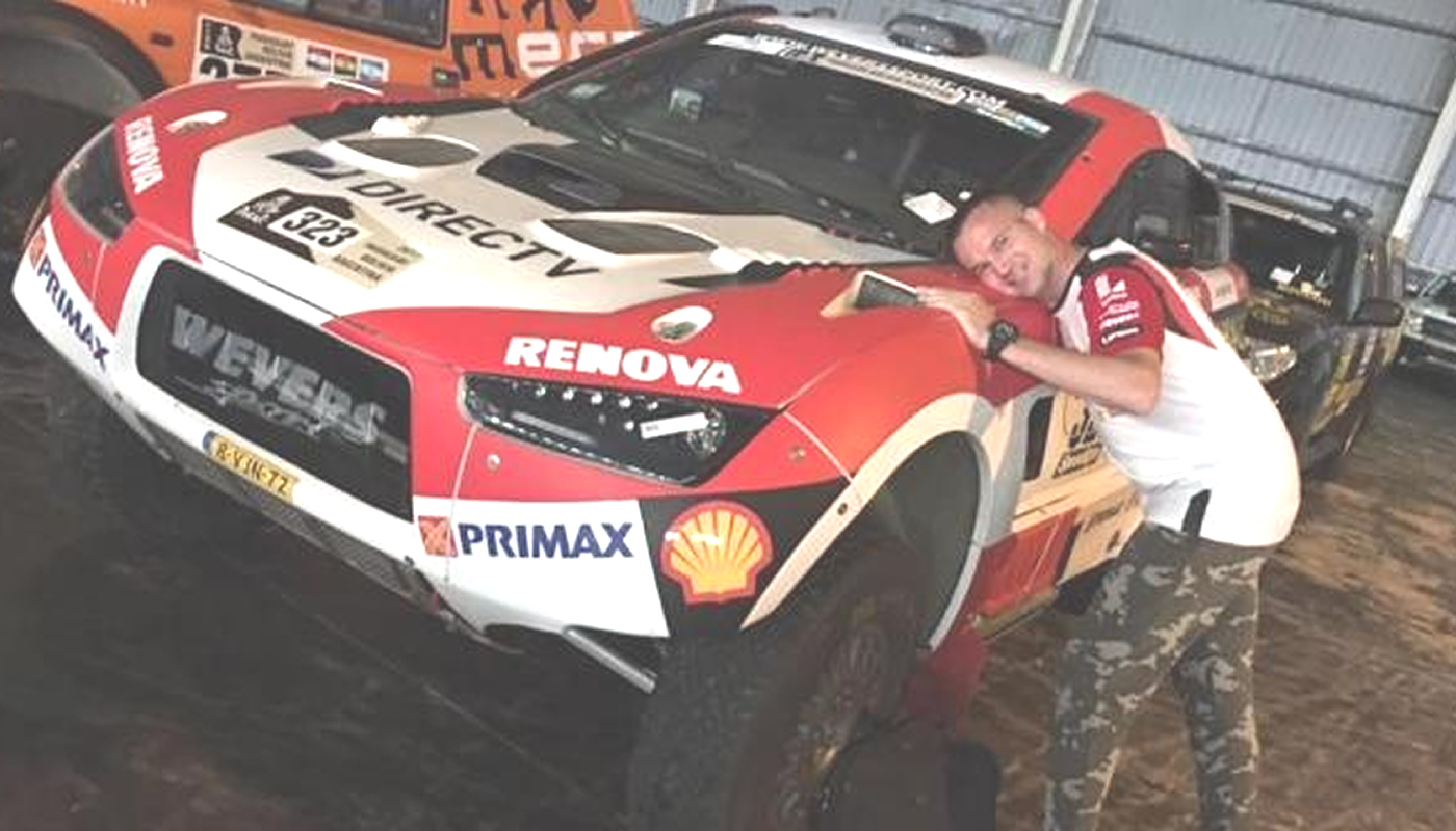 ‘Nico’ Fuchs recibió su coche para el Rally Dakar 2017