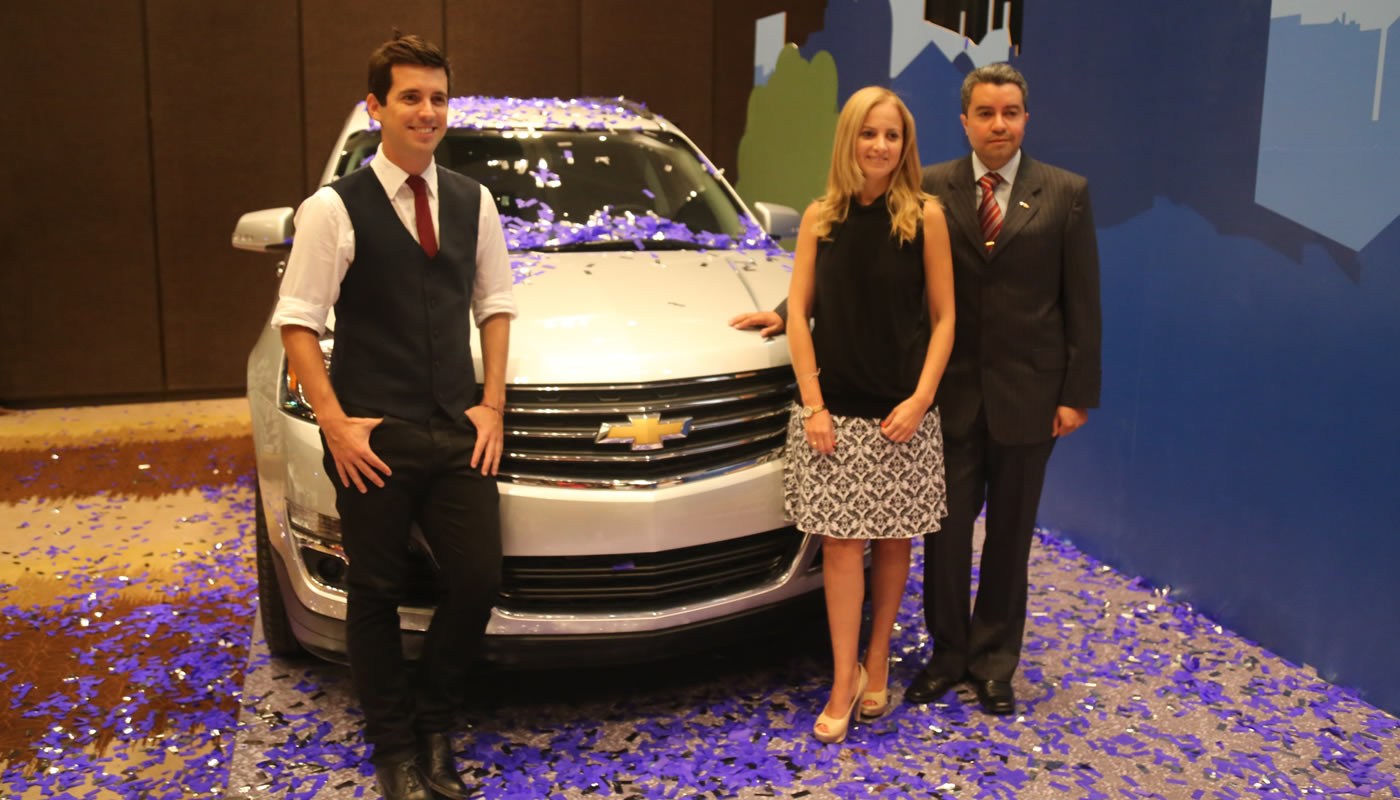 General Motors Perú presentó su nuevo modelo Chevrolet Traverse y a Jesús Alzamora como embajador de la marca