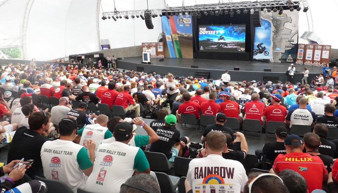 Prólogo antes de la primera etapa del Dakar