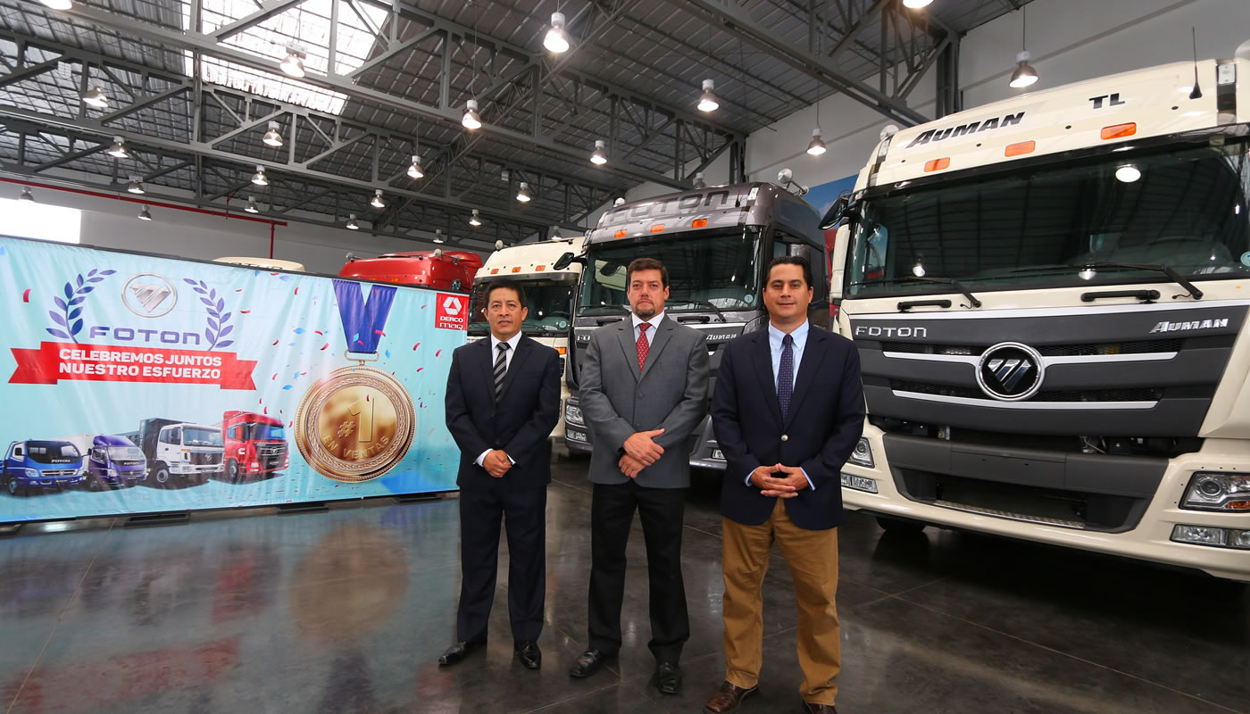 Foton, número uno en ventas de origen chino