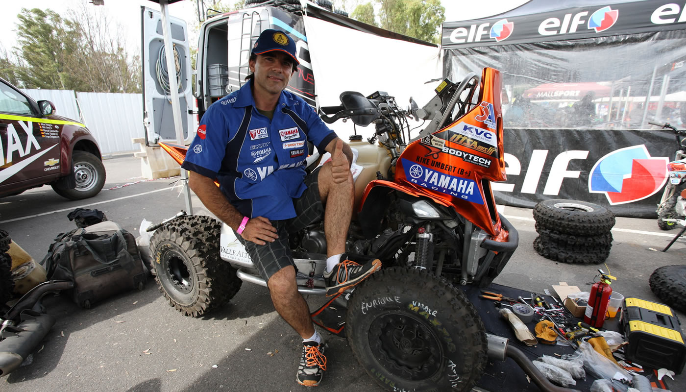 Kike Umbert: "Aprendí mucho de mecánica y de la preparación física"