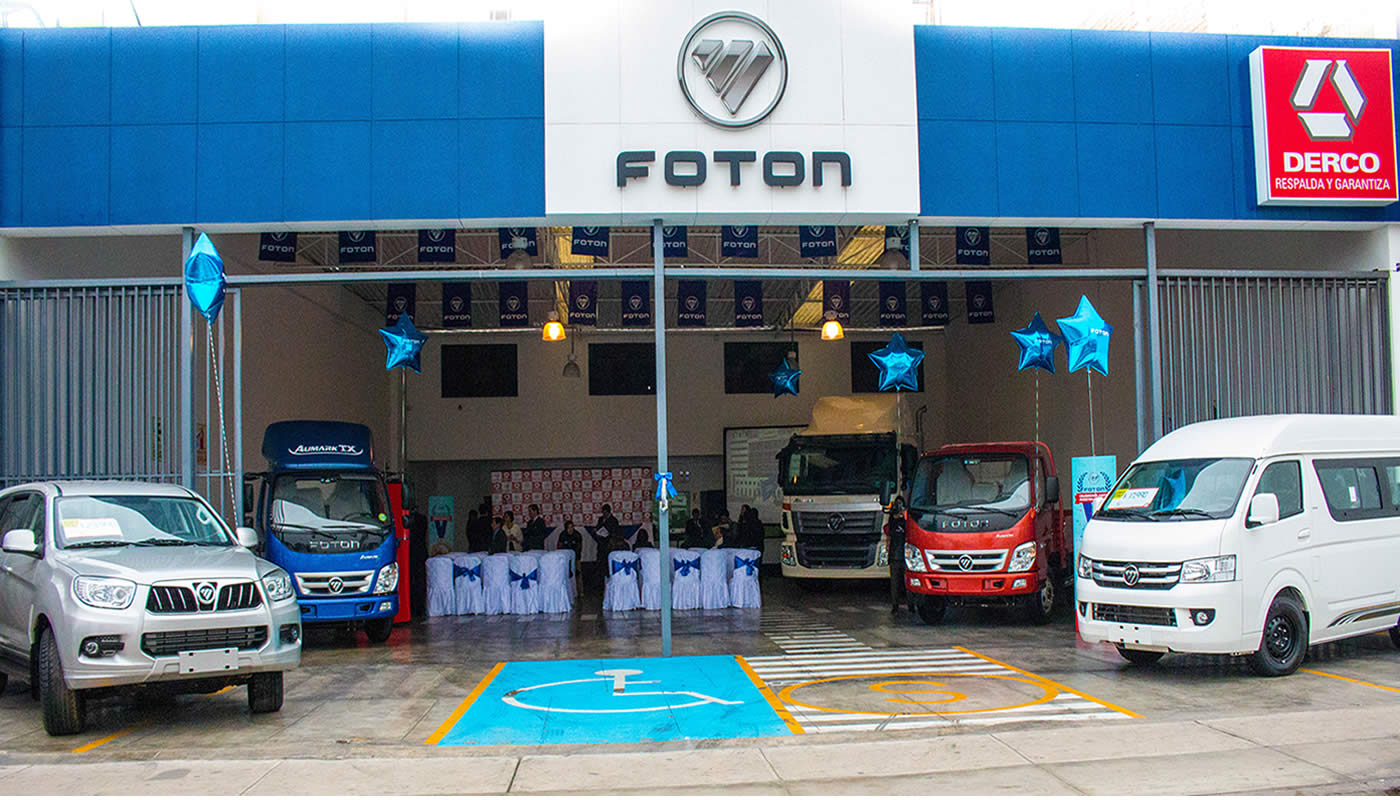 Nueva tienda de Foton fue inaugurada en San Miguel