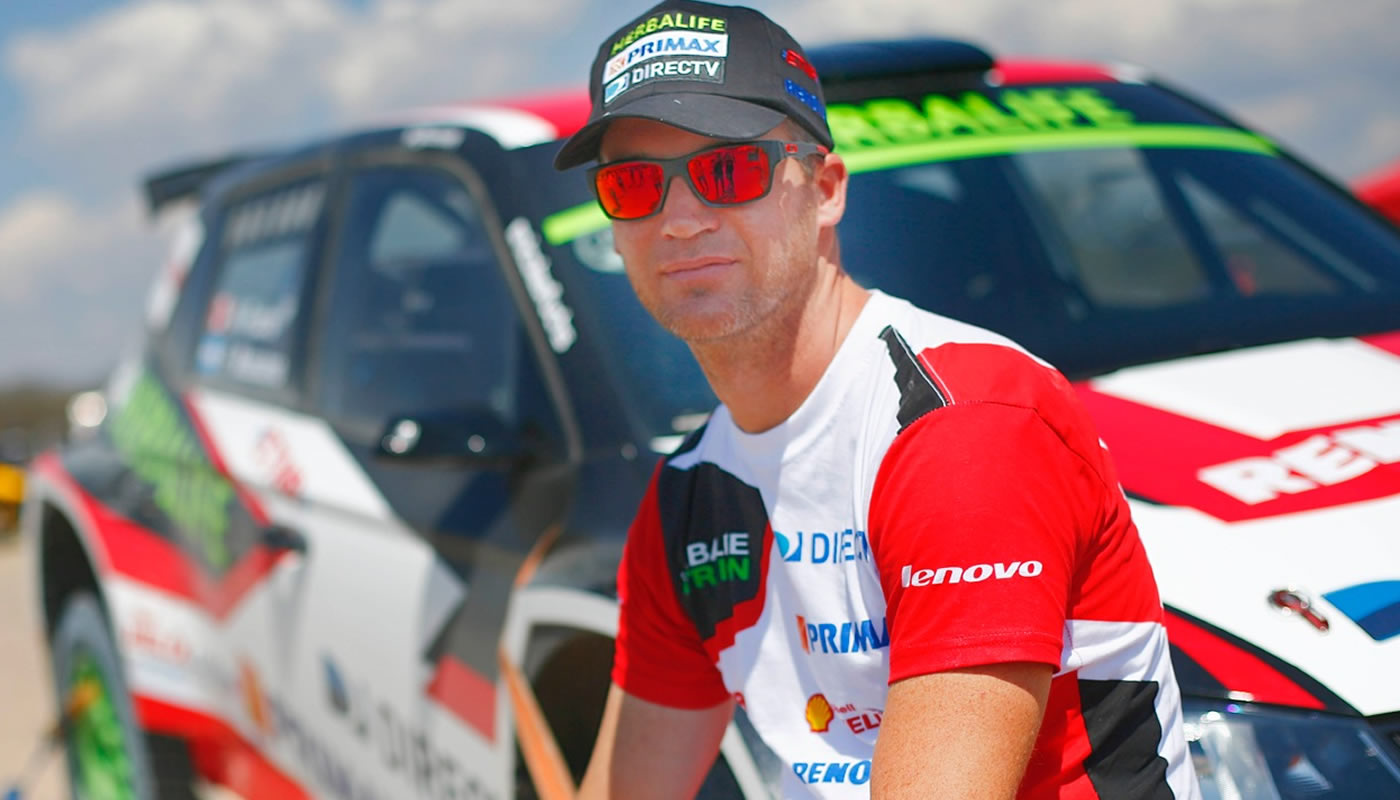 Nicolas Fuchs finaliza su primer día de pruebas su Skoda Fabia R5