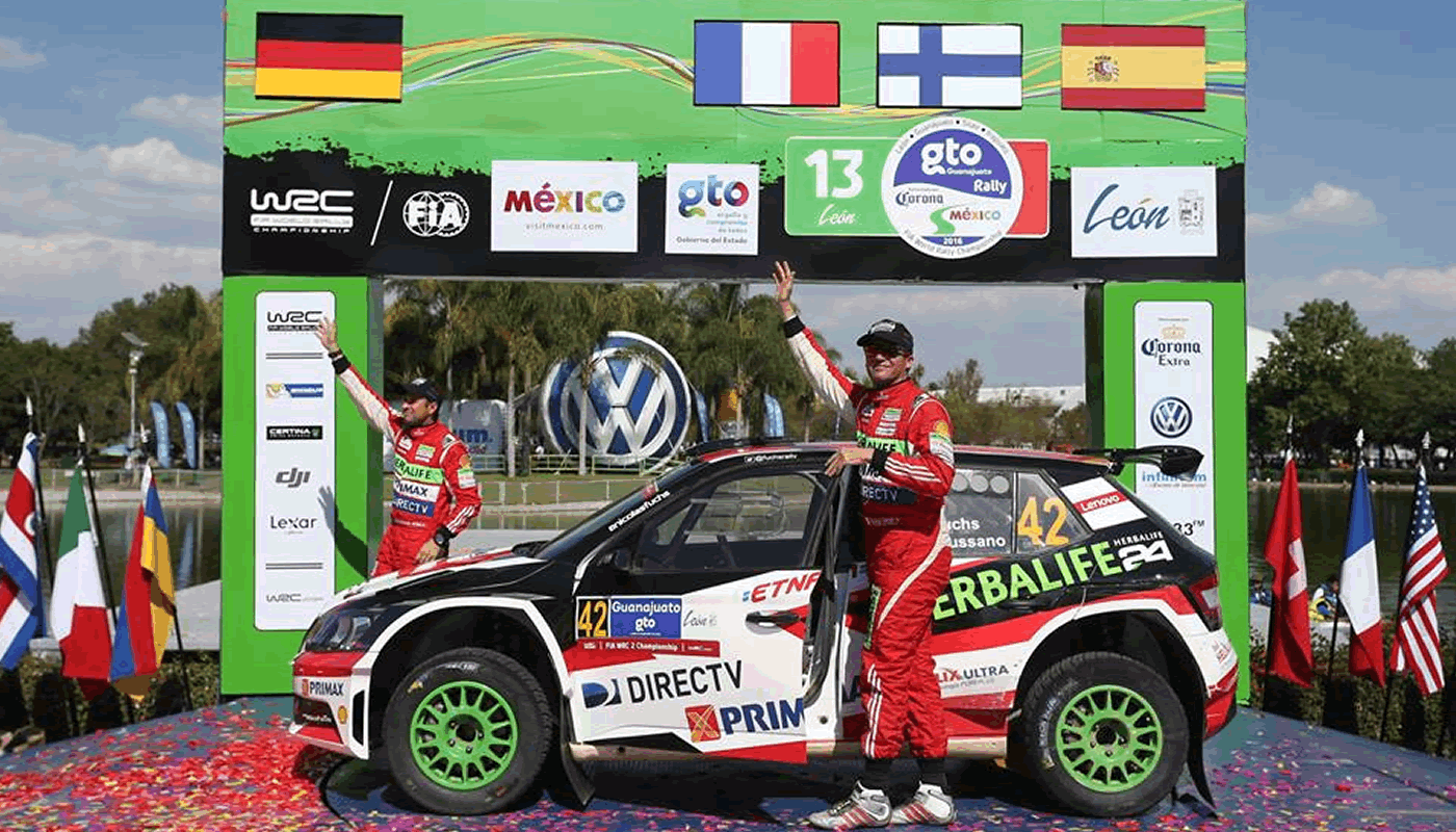 Fuchs culmina Rally México en cuarto lugar