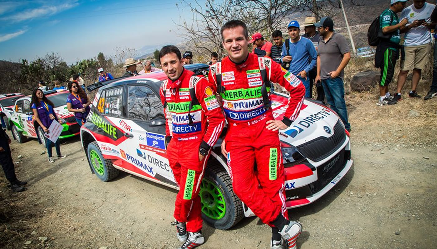 Nicolás Fuchs logra el mejor tiempo del Shakedown del Rally México