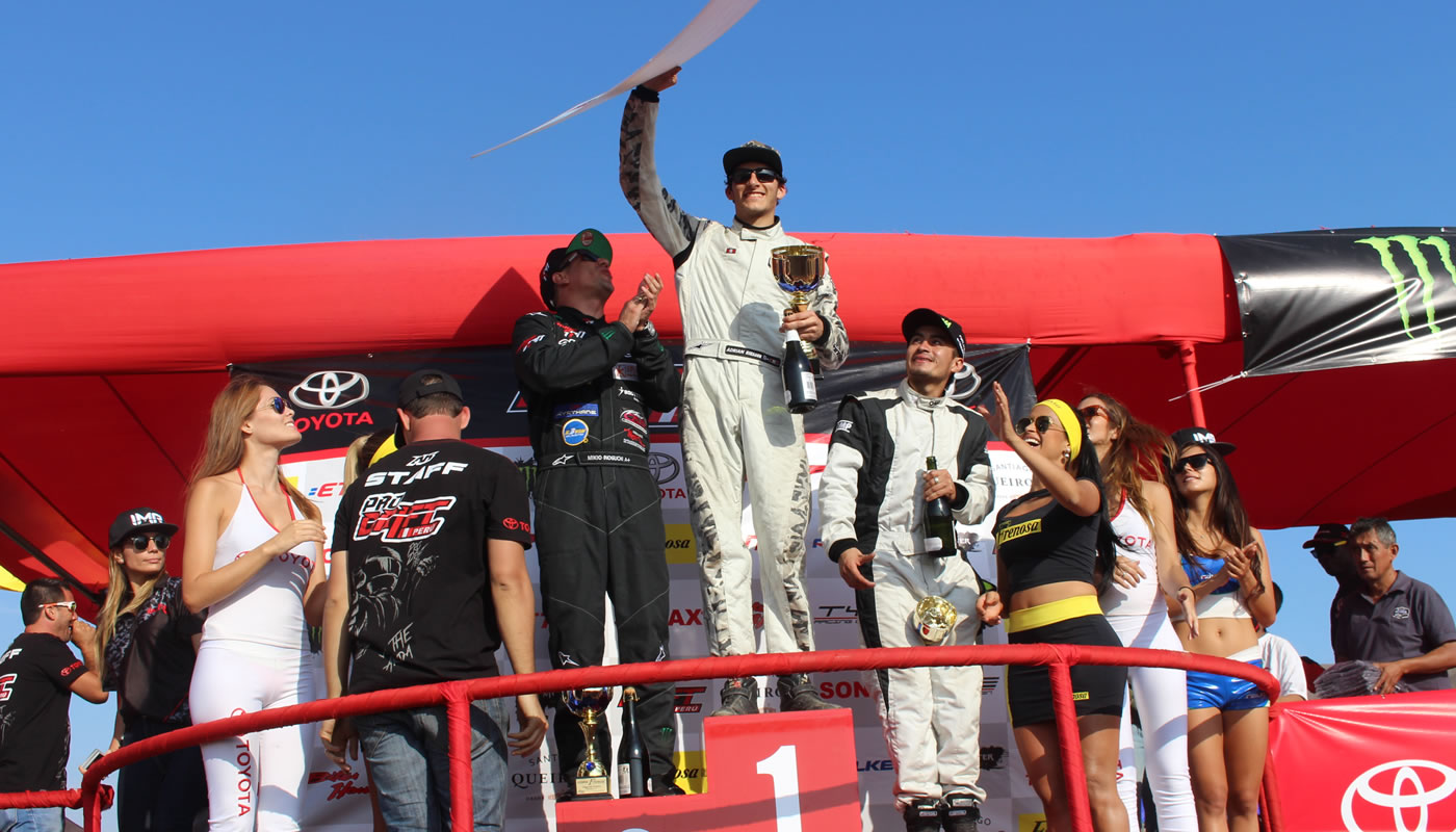 Riesser y Rodríguez ganan la primera fecha del Campeonato de drifting