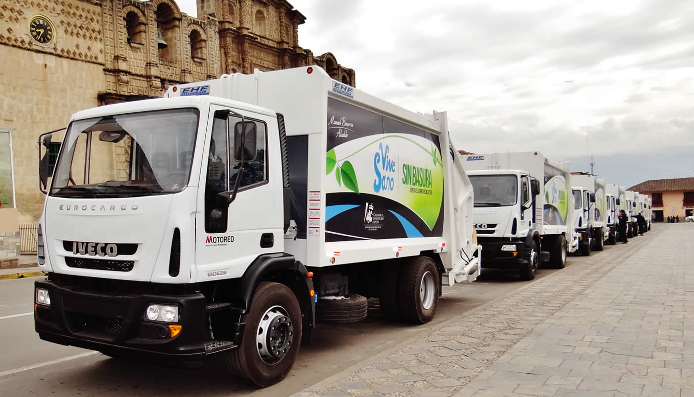 Municipalidad de Cajamarca recibe flota de camiones Iveco por Motored