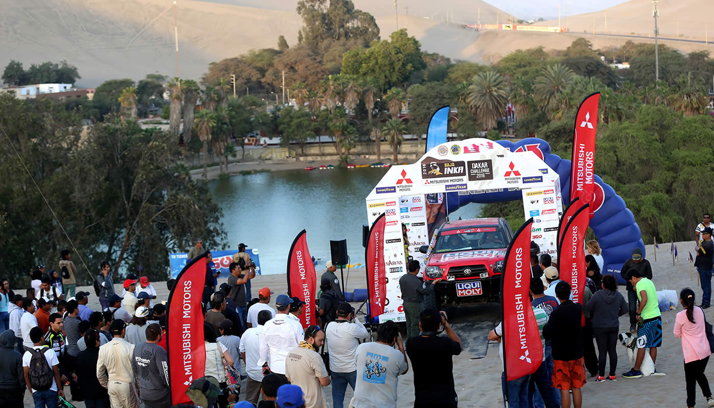 Arrancó el Baja Inka con partida simbólica en La Huacachina