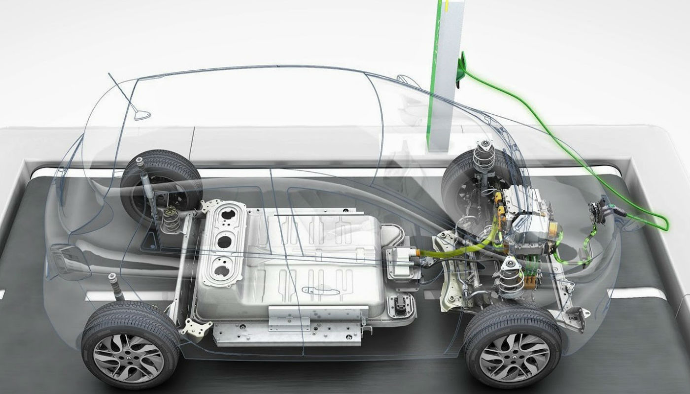 Principales elementos de un auto eléctrico