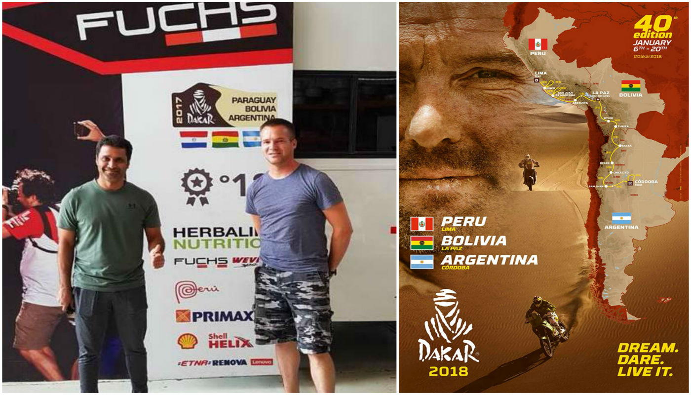 Nasser Al Attiyah y Nicolás Fuchs se vieron en Lima