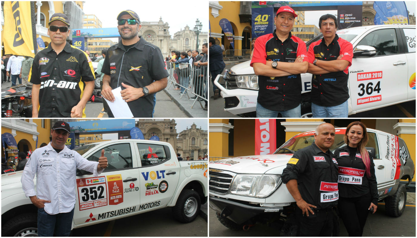 Ellos nos representarán en el Rally Dakar 2018