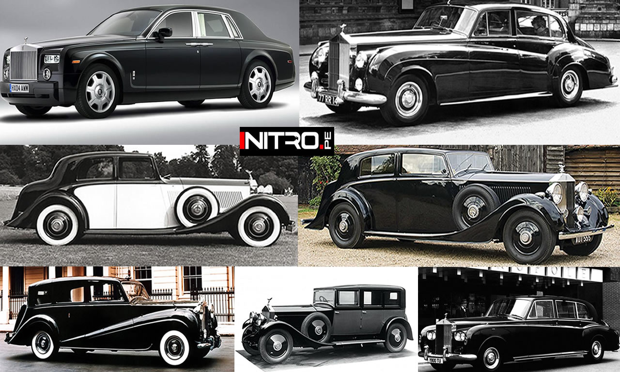  El Phantom XVII está a punto de terminar su vida comercial, por eso te recordamos las 7 generaciones de esta joya británica de lujo.