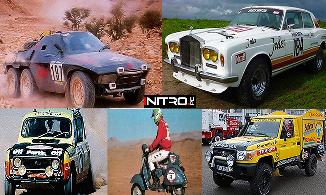 Top 6 de los vehículos más curiosos que ha tenido la historia del Dakar