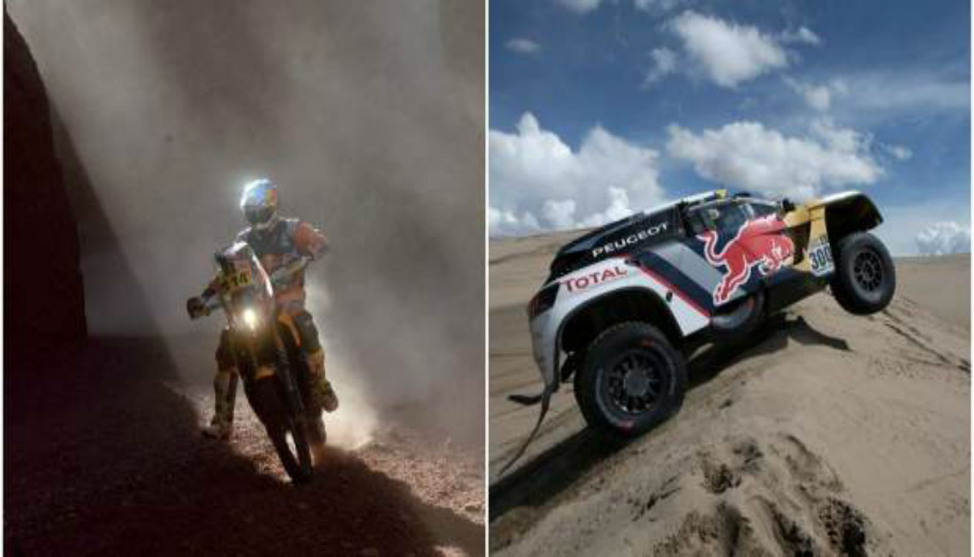 Peterhansel y Sunderland siguen arriba en sus categorías