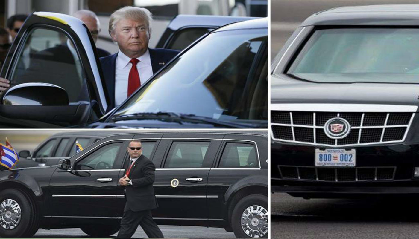 Así es el vehículo presidencial de Donald Trump
