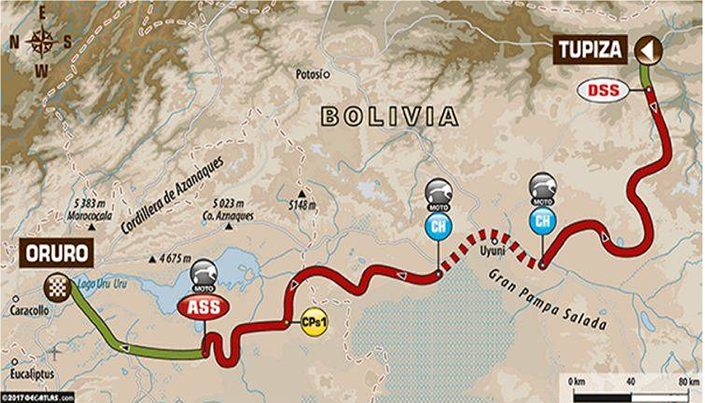 Tupiza – Oruro: el Dakar y la altitud irán de la mano