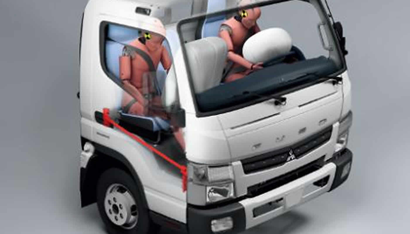 Airbags para camiones: concepto envolvente