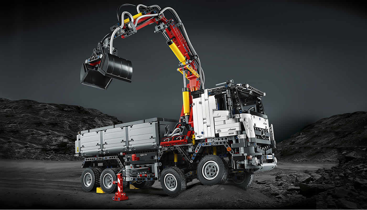 Arocs 3245: Un camión de Lego para los engreídos de la casa