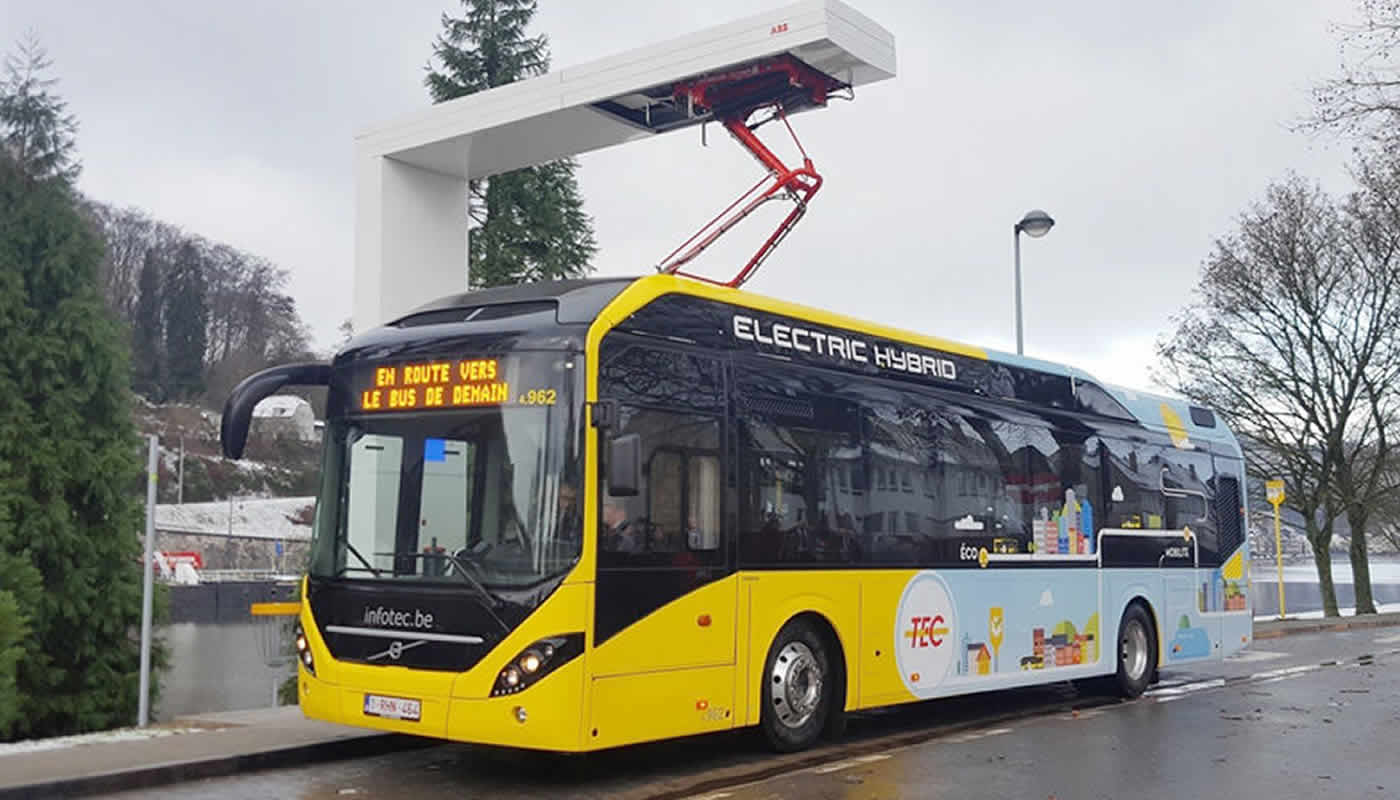 En Bélgica llegan los buses híbridos