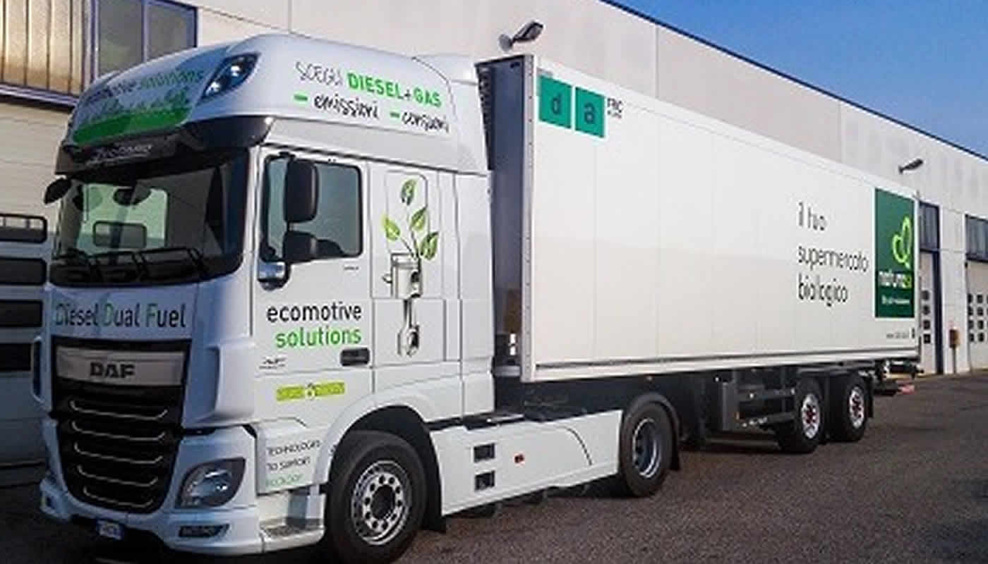 Primer camión dual Euro 6 en Italia es de DAF