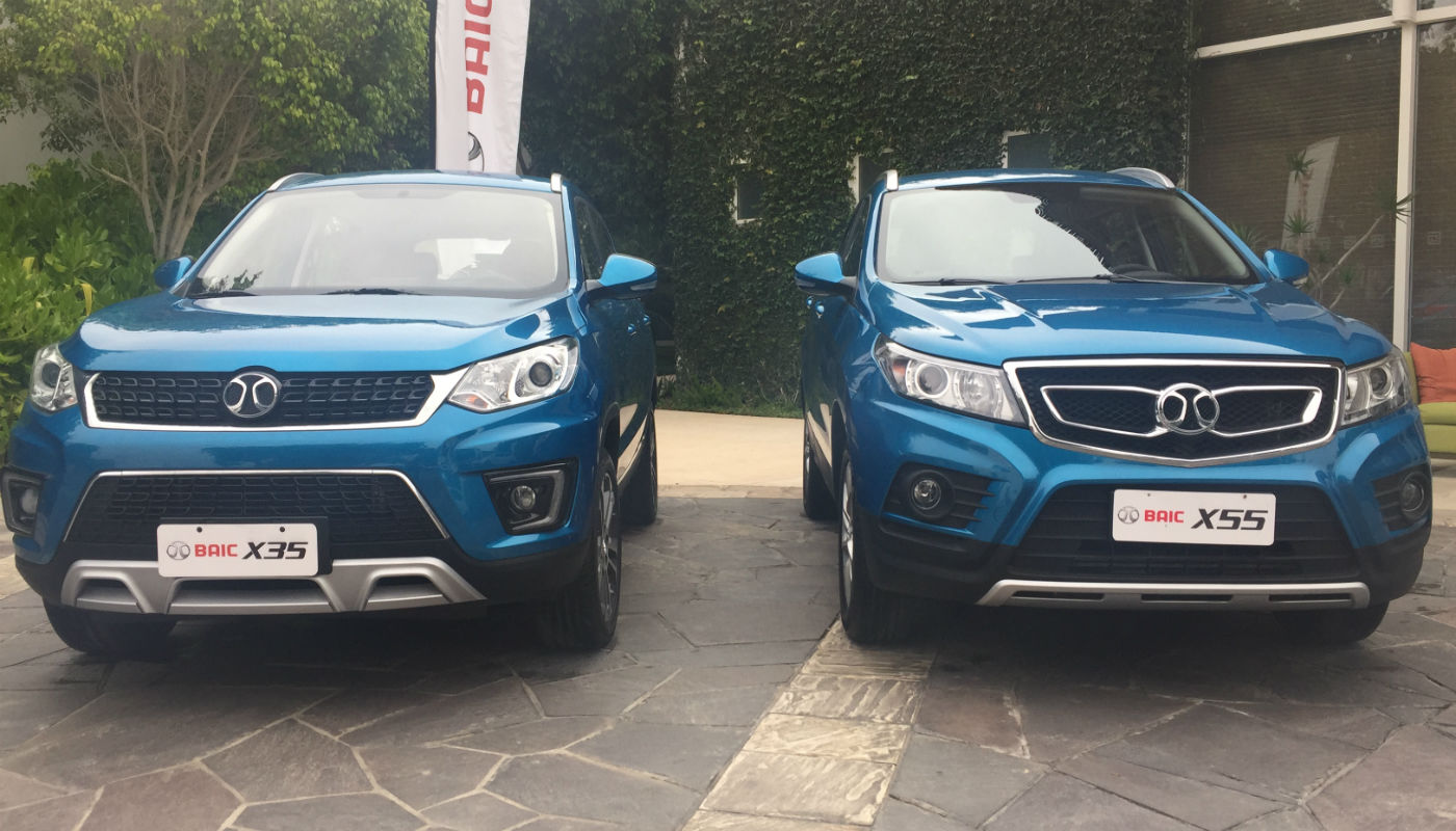 BAIC lanza sus nuevas SUV: X35 y X55