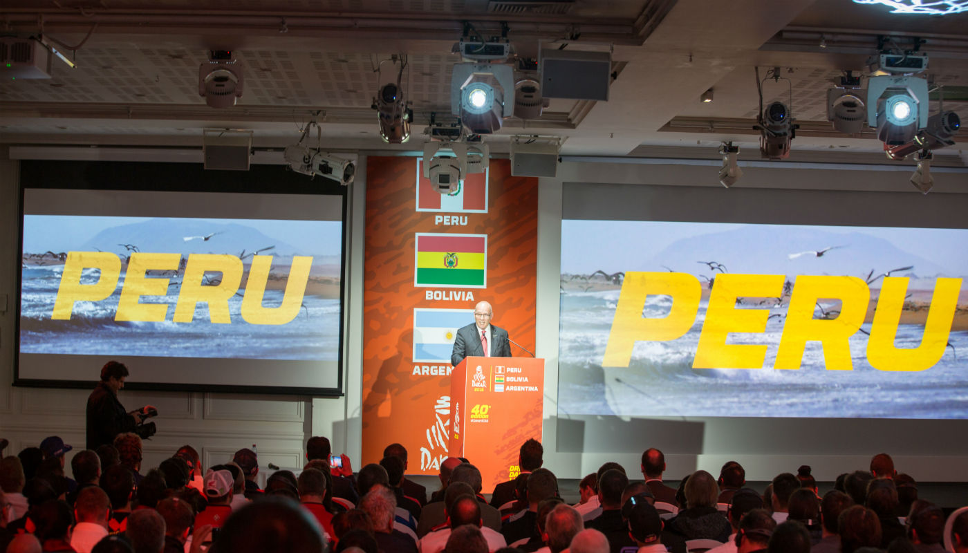 Rally Dakar 2018 fue presentado en París