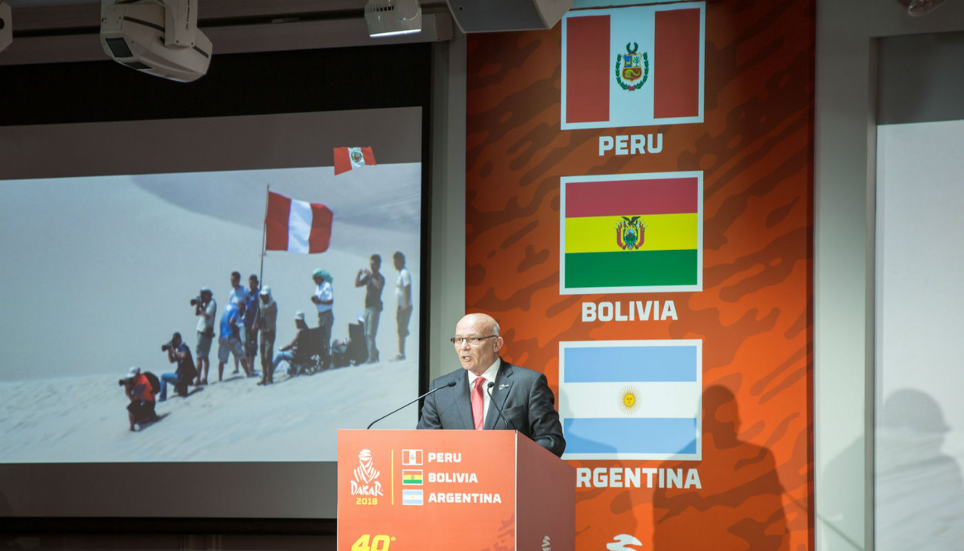 Ministro Ferreyros: «Rally Dakar permitirá exponer imagen del Perú»