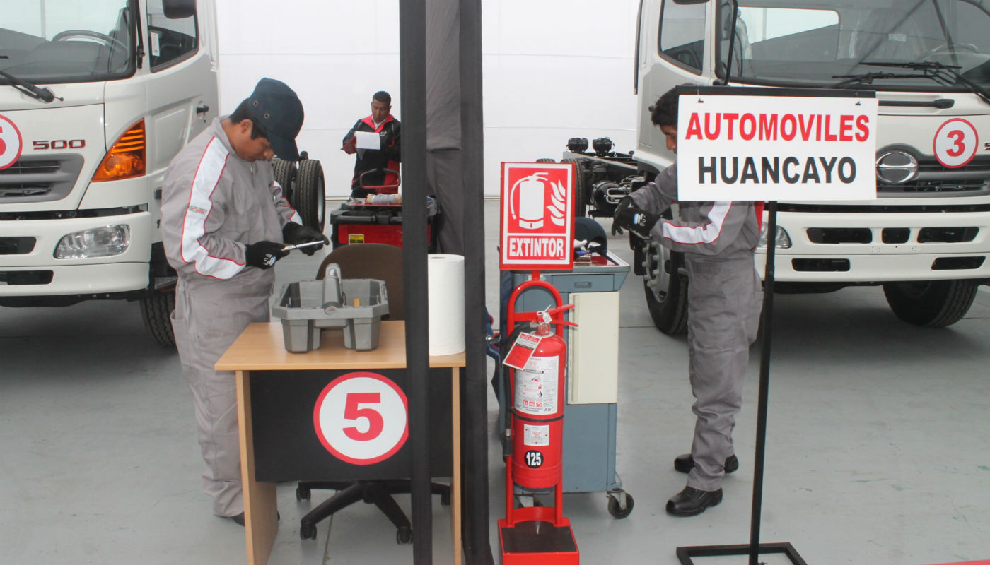 Hino realizó concurso nacional de habilidad técnica