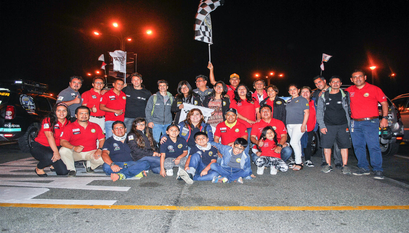 Emiliano Spataro llegó al país y fue recibido por el Club Duster Perú