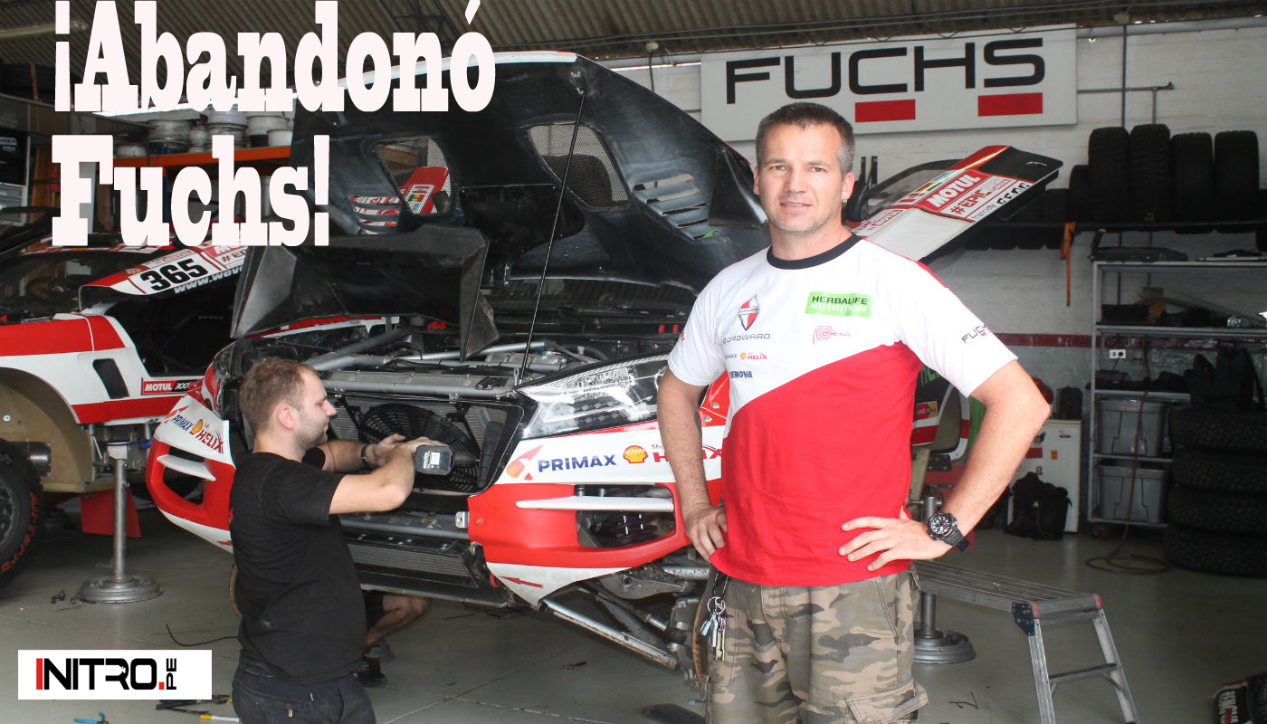 Nicolás Fuchs le dice adiós al Dakar