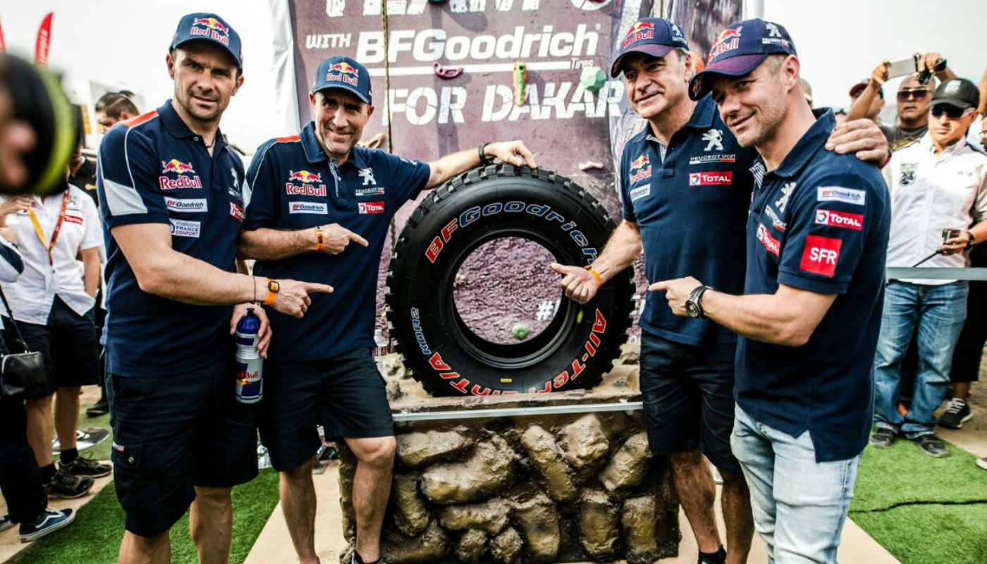 Líderes del Dakar usan neumáticos BF Goodrich