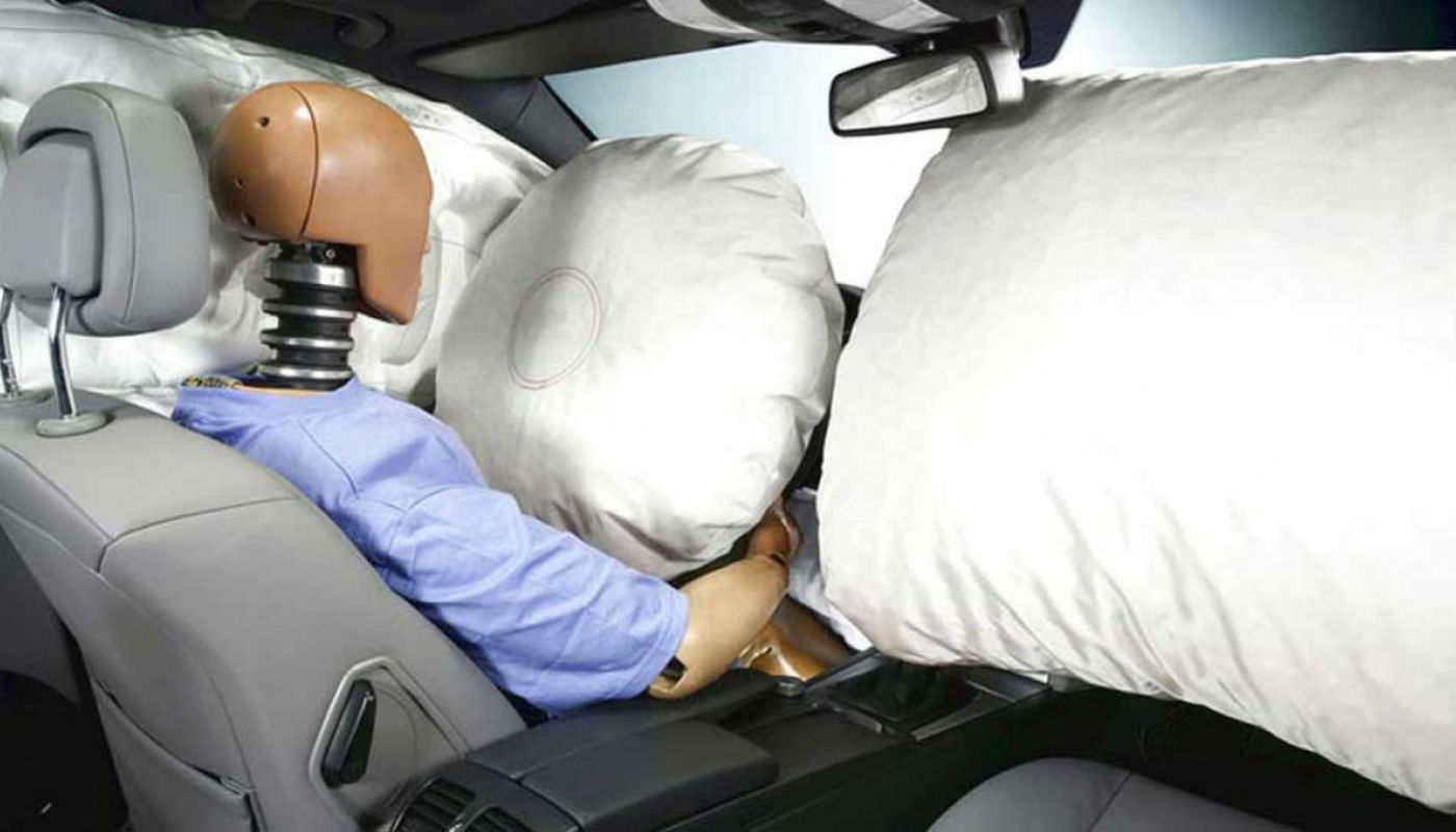 Tipos de airbags en un auto