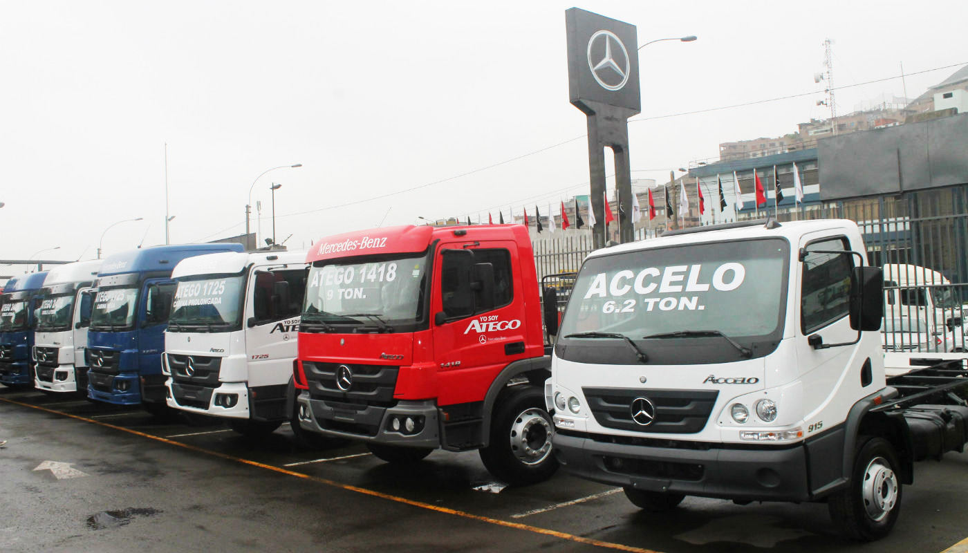 Vehículos pesados: Estas son las marcas que lideran el primer reporte del año