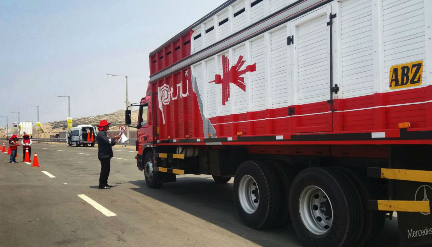 Camiones tendrán acceso restringido en la Panamericana Sur