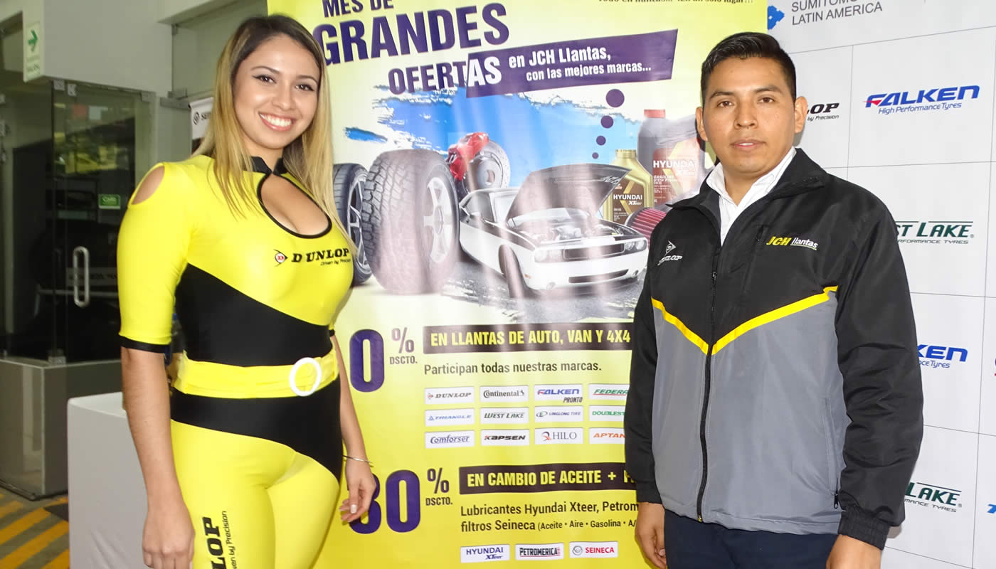 Reinaguración de local comercial de llantas