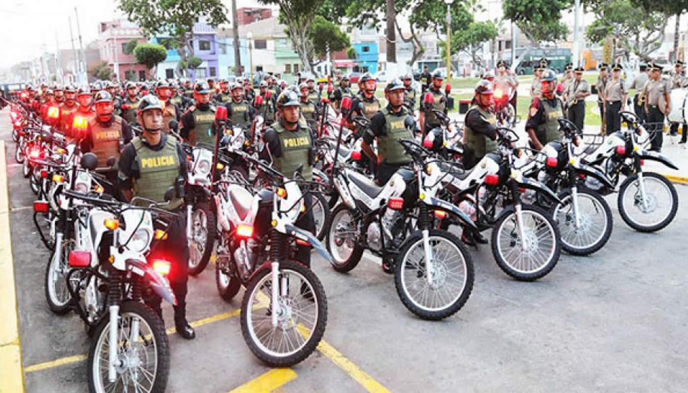 40 motocicletas fueron entregadas a la Policía de Trujillo