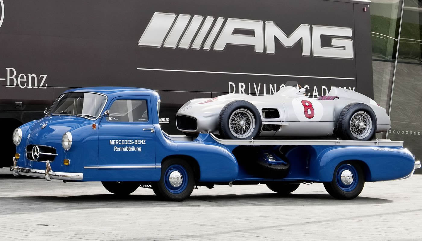 Mercedes Renntrasporter un singular vehículo de carga