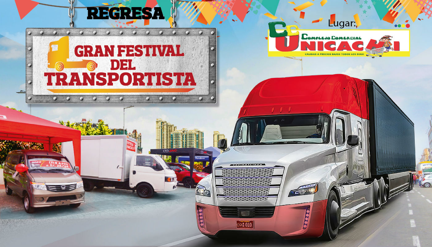 ¡Gran Festival del Transportista este sábado 17 y domingo 18 de marzo en el Complejo Comercial Unicachi!