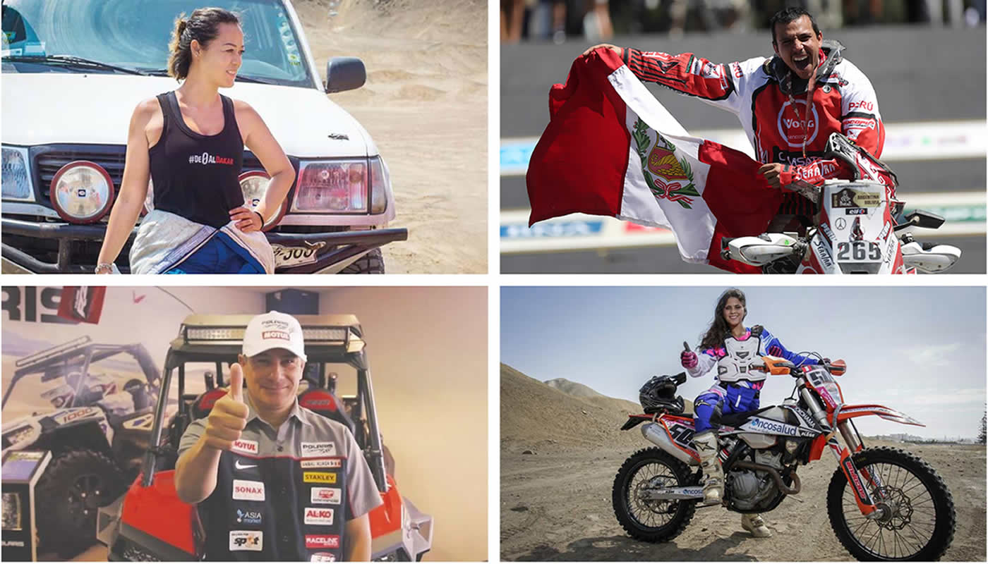 ¡Estos son los pilotos peruanos confirmados para el Dakar 2019!