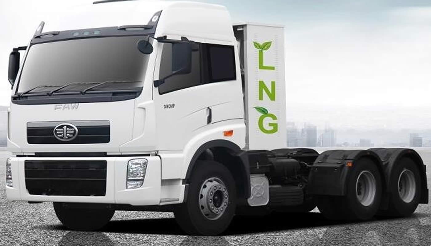 Presentan primer camión abastecido con gas natural licuado en el Perú