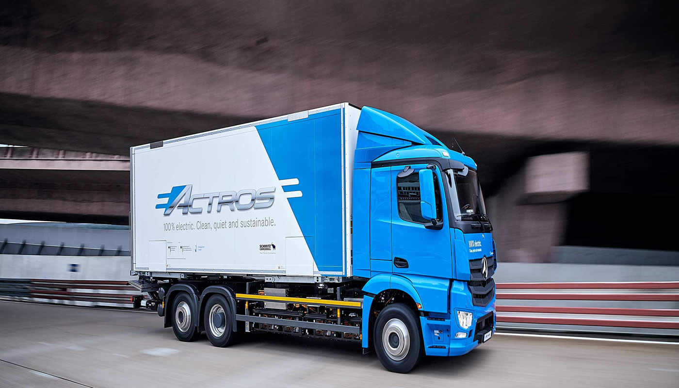 eActros, el camión eléctrico de Mercedes-Benz que se prueba en Alemania