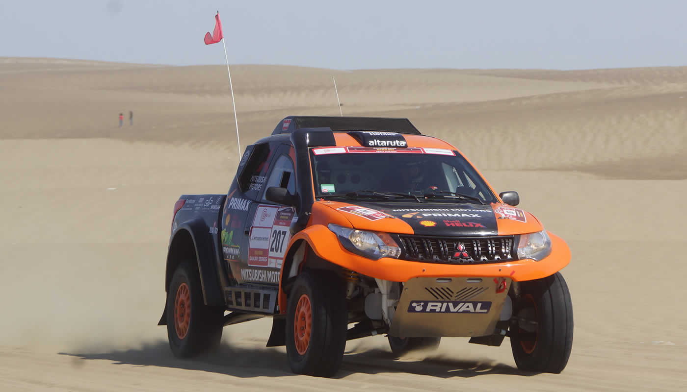 Así se disputó el primer día de competencias en el Mitsubishi Motors Desafío Inca 2018