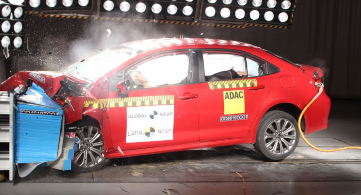 Latin NCAP: Toyota New Corolla logra las 5 estrellas en seguridad